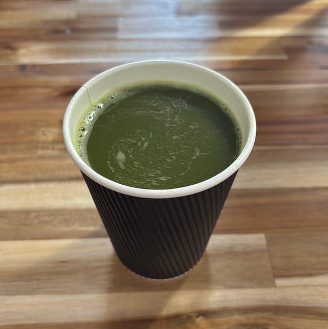 Hot Matcha Latte.