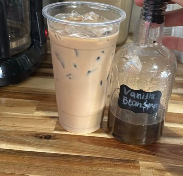Vanilla Iced Coffee.